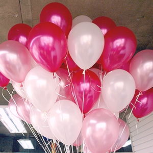 헬륨풍선-핑크톤 [차량배달]
