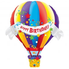 퀄라텍스 슈퍼쉐입 생일열기구풍선(107cm)