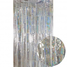 파티커튼-홀로그램 실버(1m*2m)