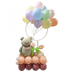곰돌이풍선장식세트,풍선DIY세트