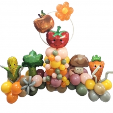 풍성한가을풍선장식세트,풍선DIY세트