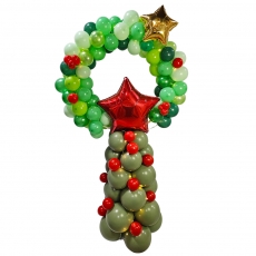 올리브그린트리장식세트,풍선DIY세트