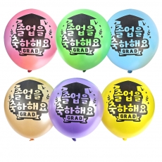 학사모졸업축하펄스텔혼합풍선세트(30입)